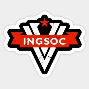 Ingsoc - Nineteen Eighty Four (1984) George Orwell Sticker